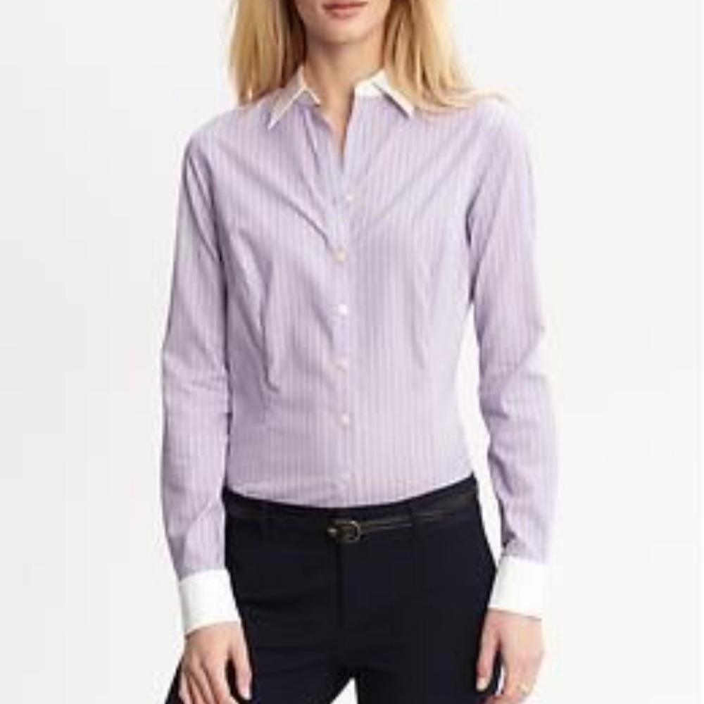 Banana Republic iron free button down